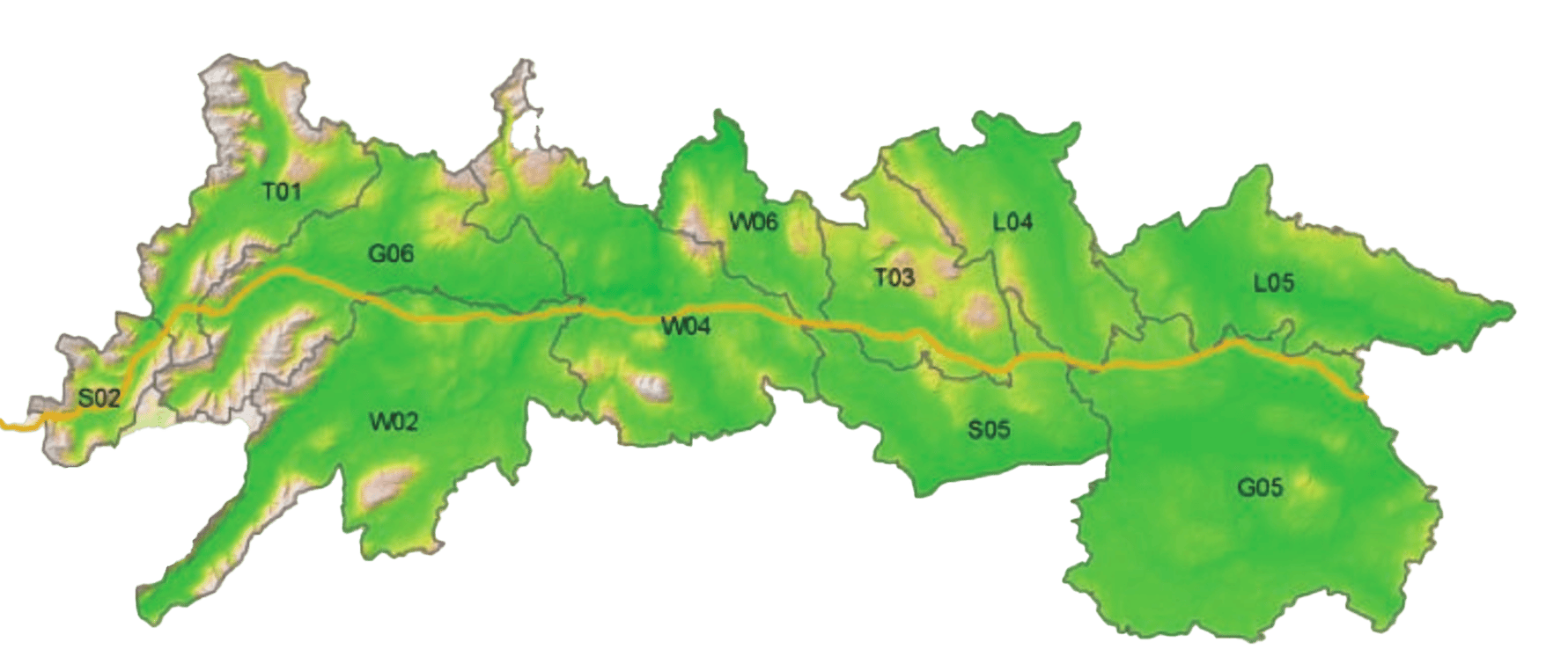 CGL Pipeline Map Outline