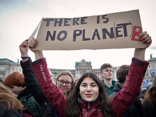 Fridays for Future Student Demonstration in Vienna