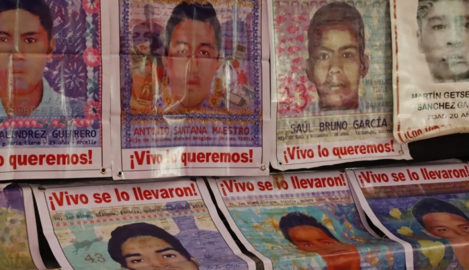 Posters of the missing students