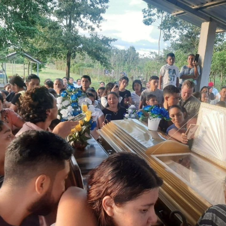 Funeral of Honduran water defenders